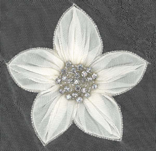 BEADED LARGE FLOWER - IV